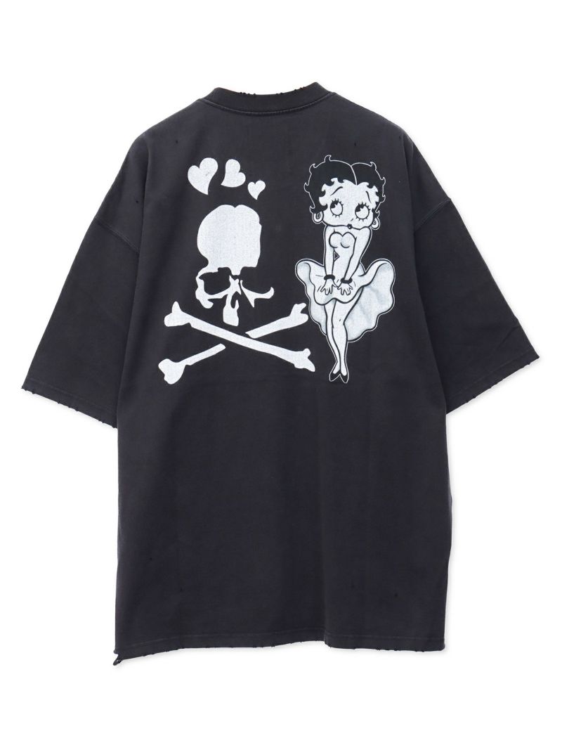 【MASTERMIND×BETTY BOOP】ダメージTシャツ