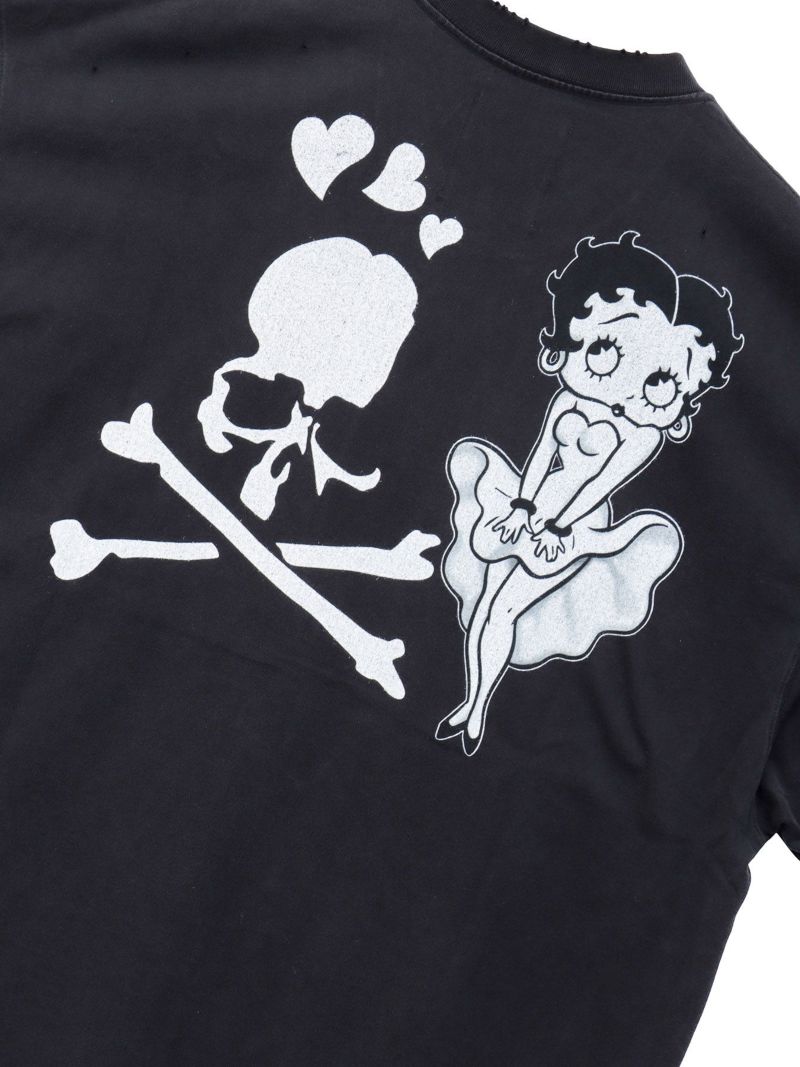 【MASTERMIND×BETTY BOOP】ダメージTシャツ