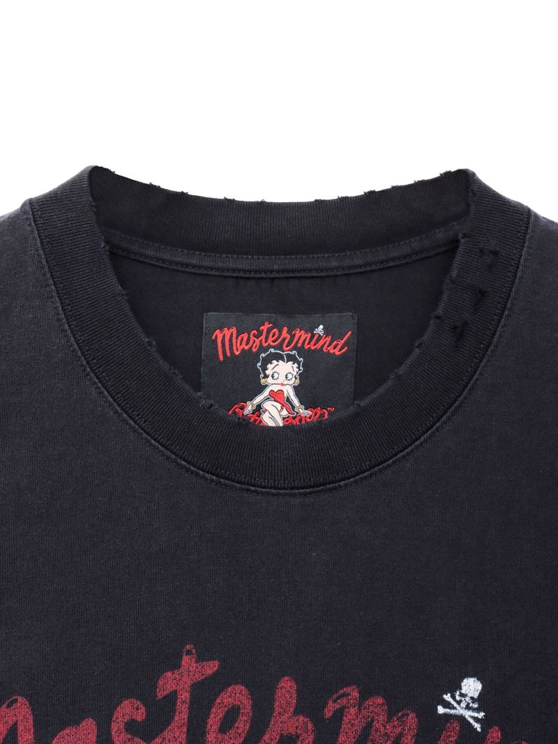 【MASTERMIND×BETTY BOOP】ダメージTシャツ