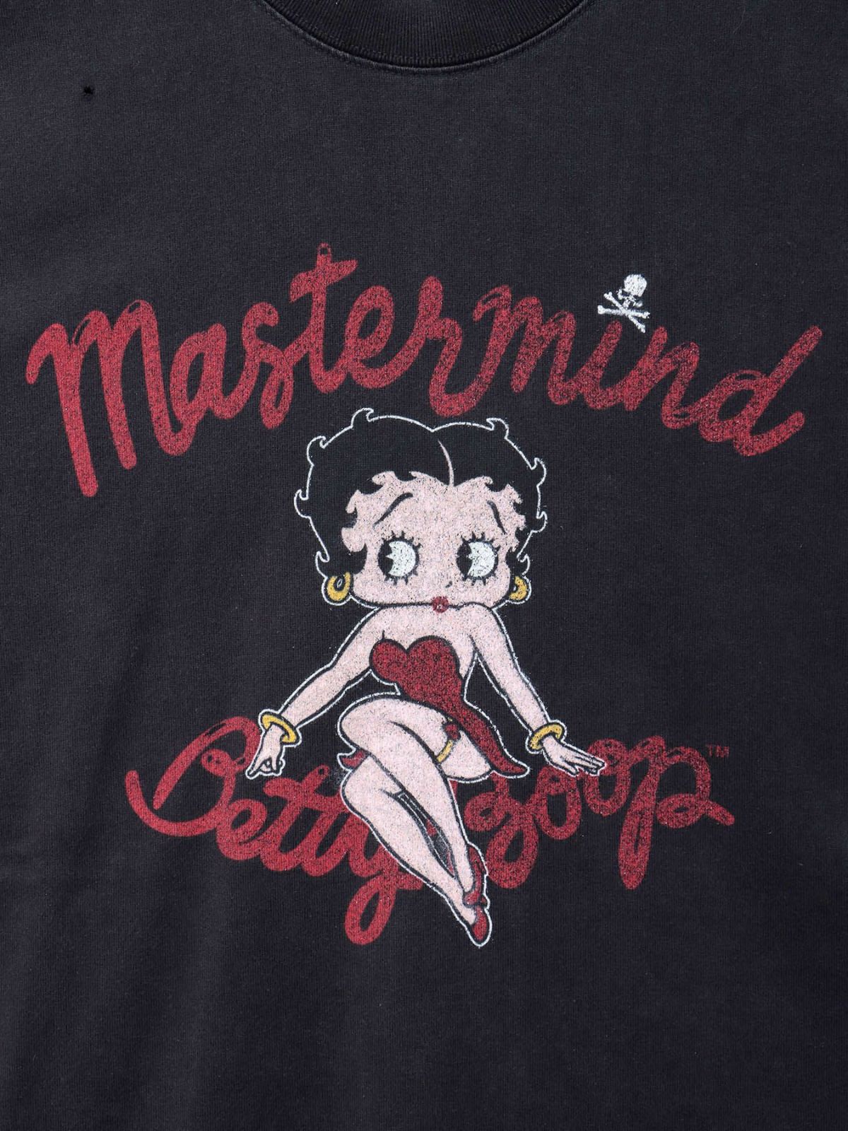 【MASTERMIND×BETTY BOOP】ダメージTシャツ