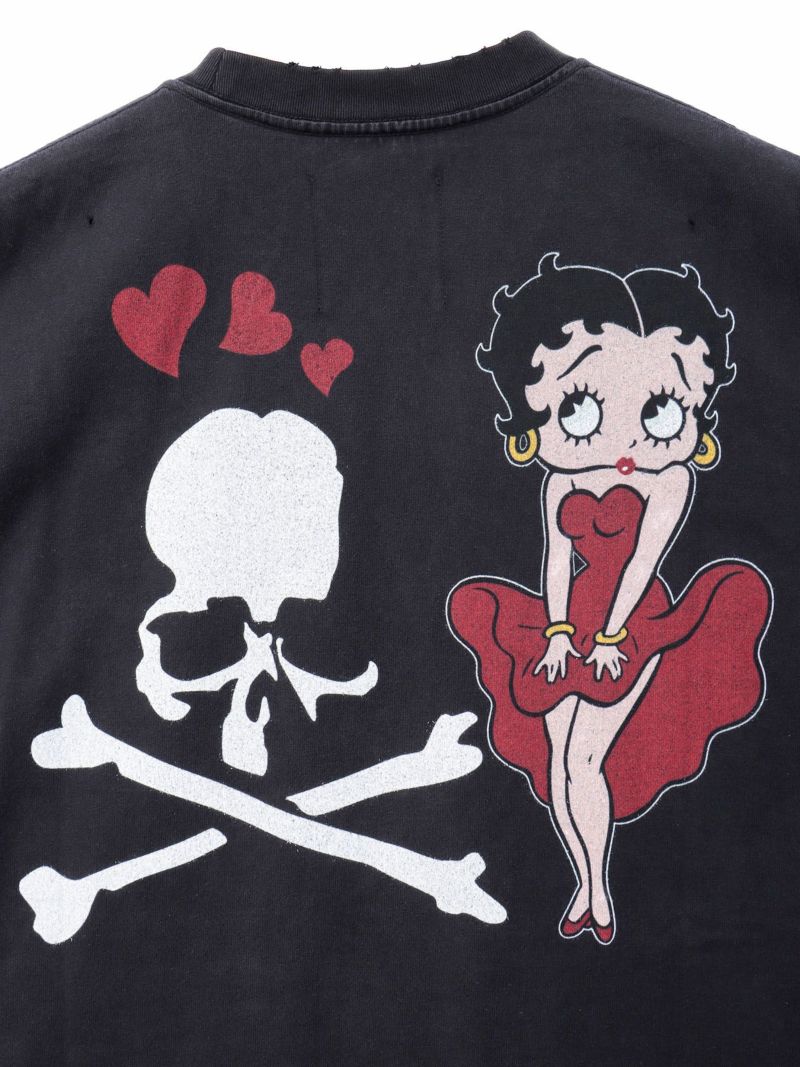 【MASTERMIND×BETTY BOOP】ダメージTシャツ