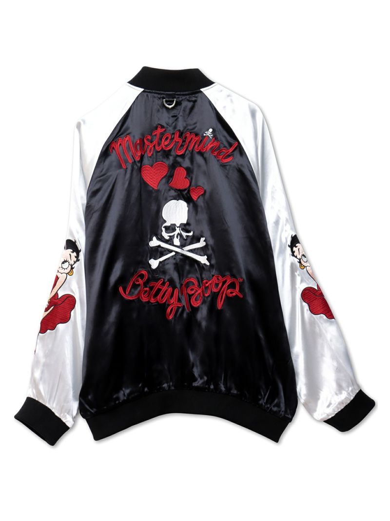 流儀圧搾 ベティ・ブープ刺繍ジャケット リバーシブル 流儀圧搾 ベティ・ブープ刺繍ジャケット リバーシブル 流儀圧搾 ベティ