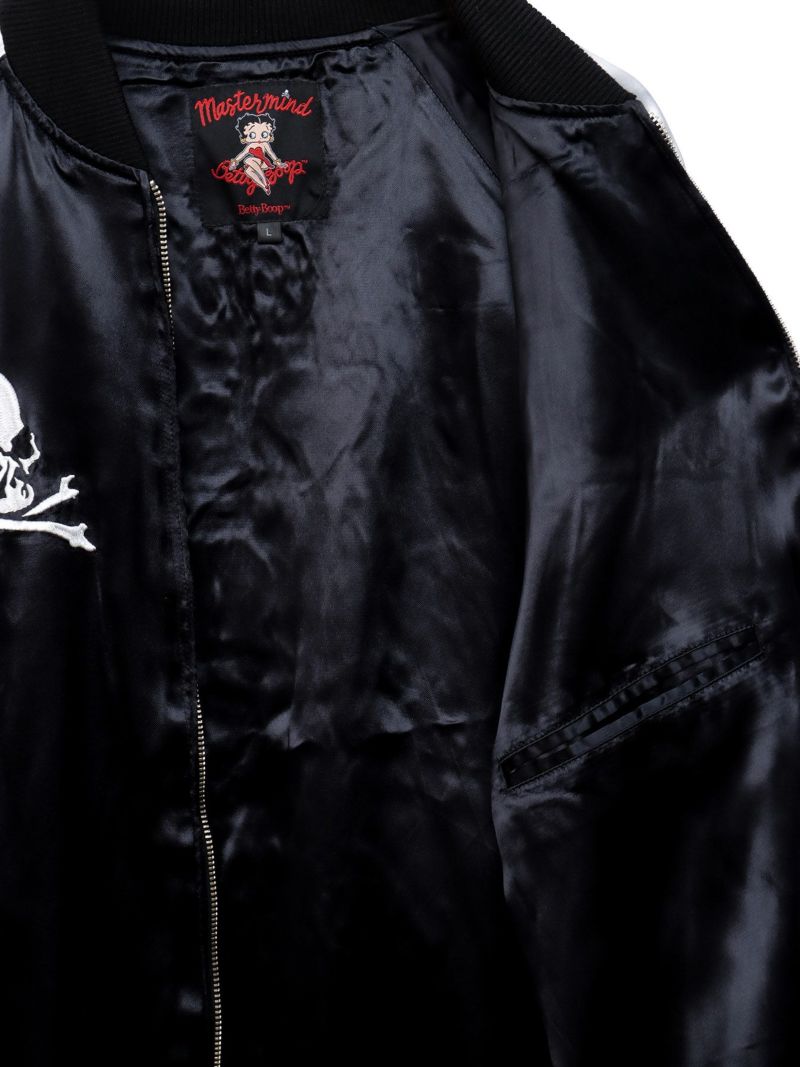 【MASTERMIND×BETTY BOOP】総刺繍スカジャン
