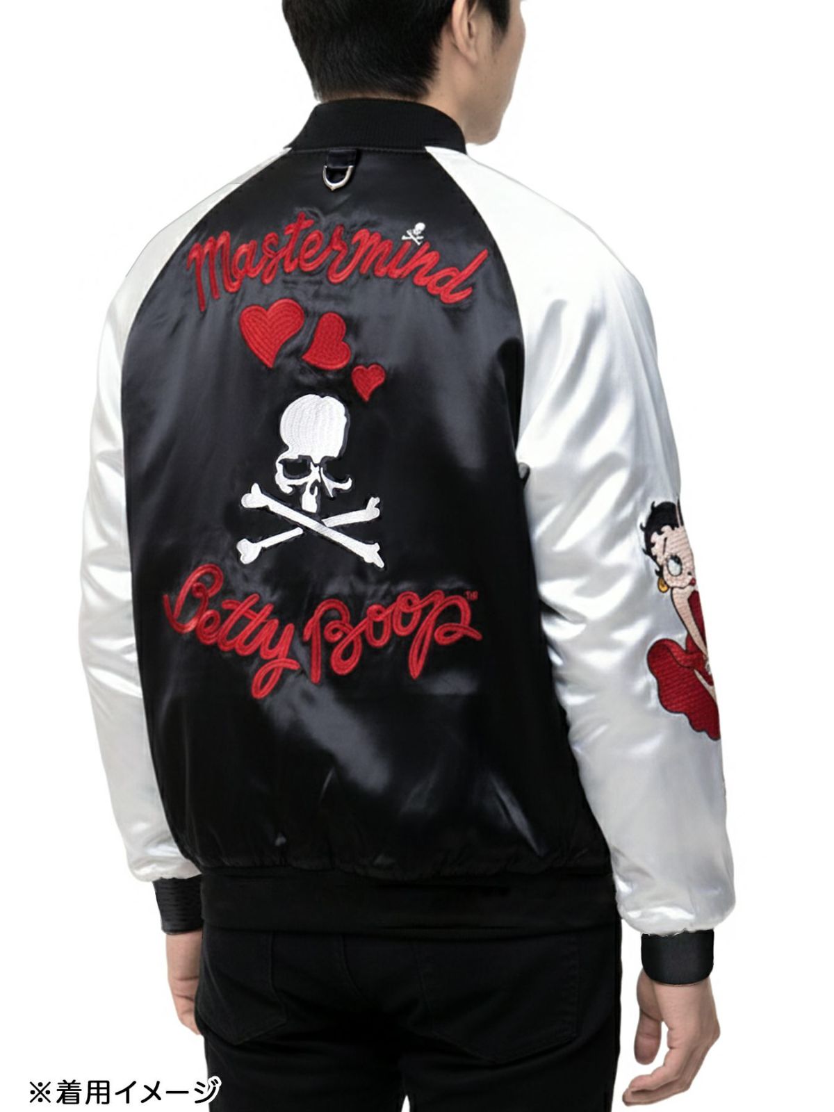 【MASTERMIND×BETTY BOOP】総刺繍スカジャン
