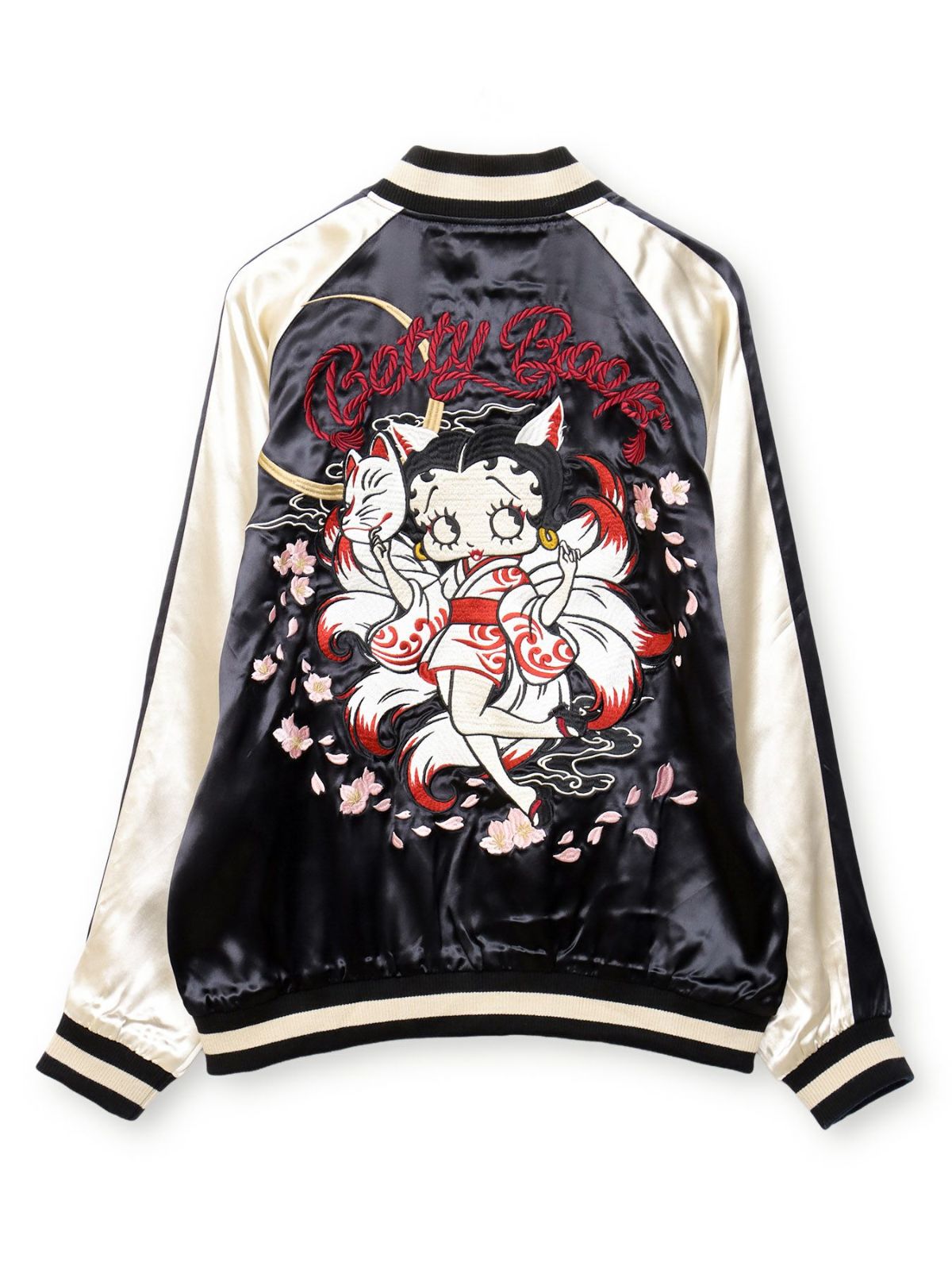 【BETTY BOOP】“九尾ベティ”総刺リバーシブルスカジャン