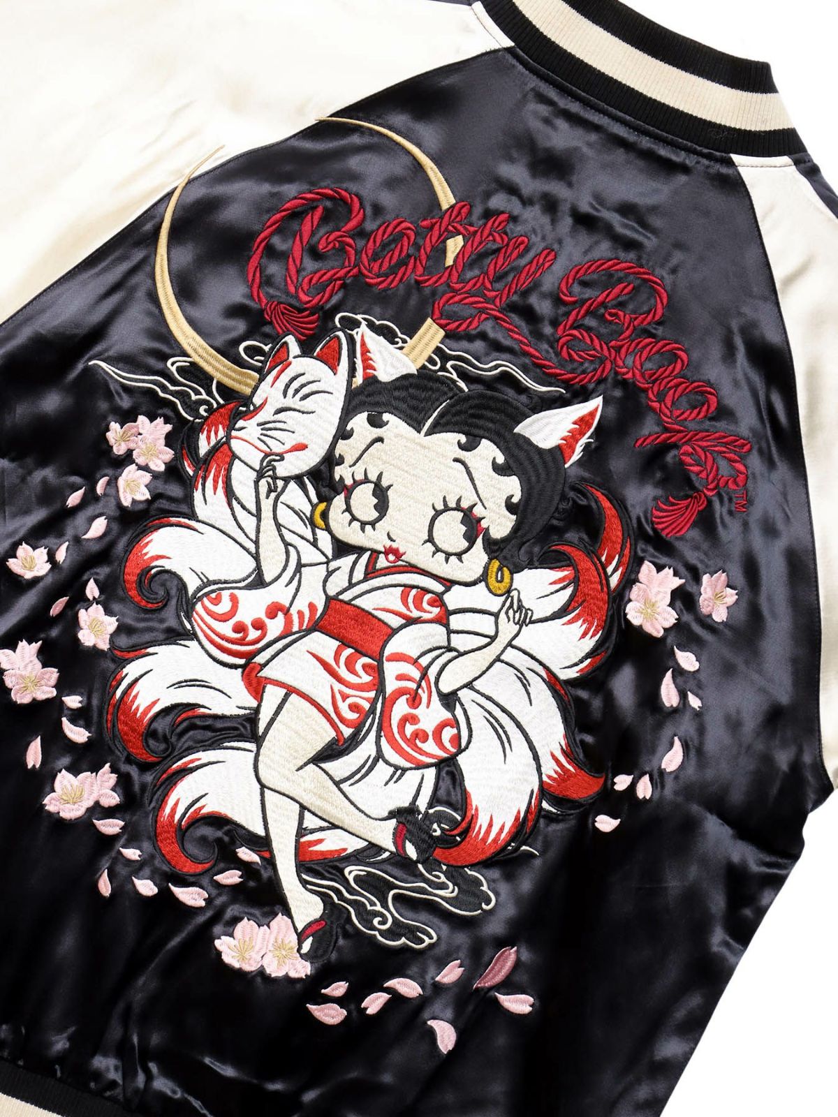 【BETTY BOOP】“九尾ベティ”総刺リバーシブルスカジャン