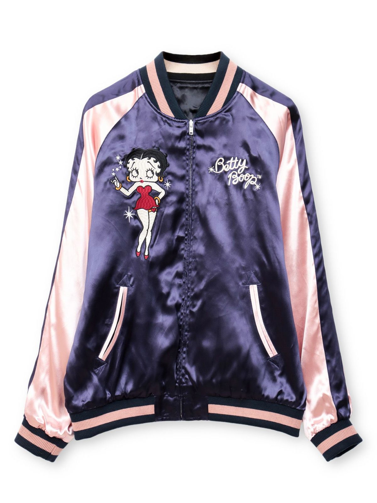 【BETTY BOOP】“九尾ベティ”総刺リバーシブルスカジャン