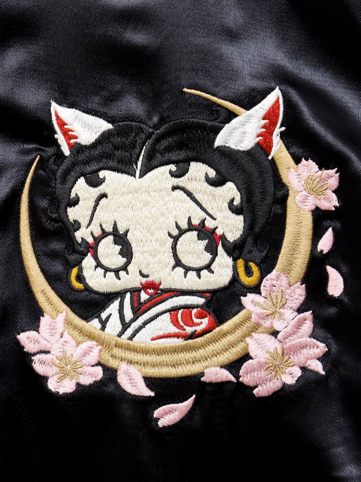 【BETTY BOOP】“九尾ベティ”総刺リバーシブルスカジャン