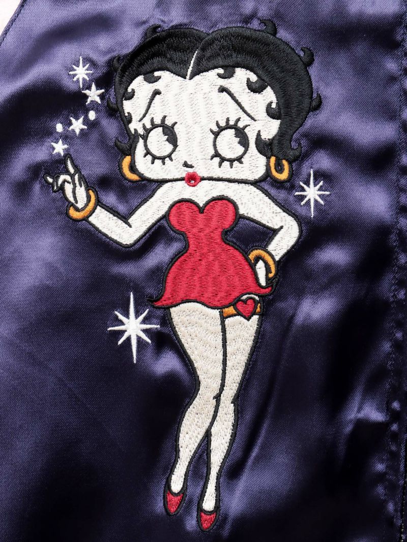【BETTY BOOP】“九尾ベティ”総刺リバーシブルスカジャン
