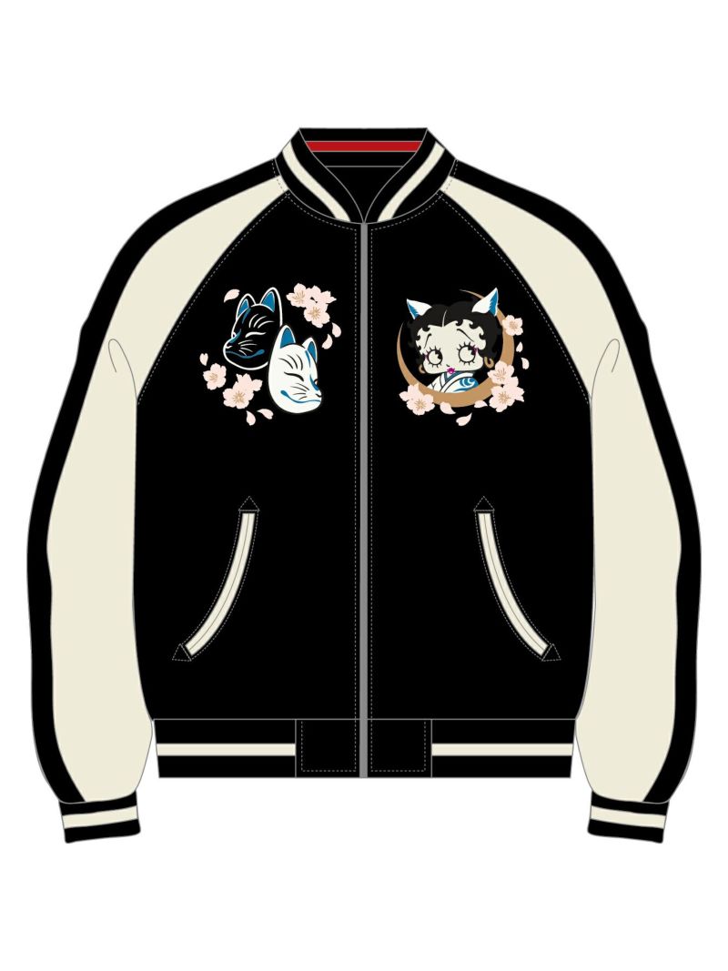【BETTY BOOP】“九尾ベティ”総刺リバーシブルスカジャン