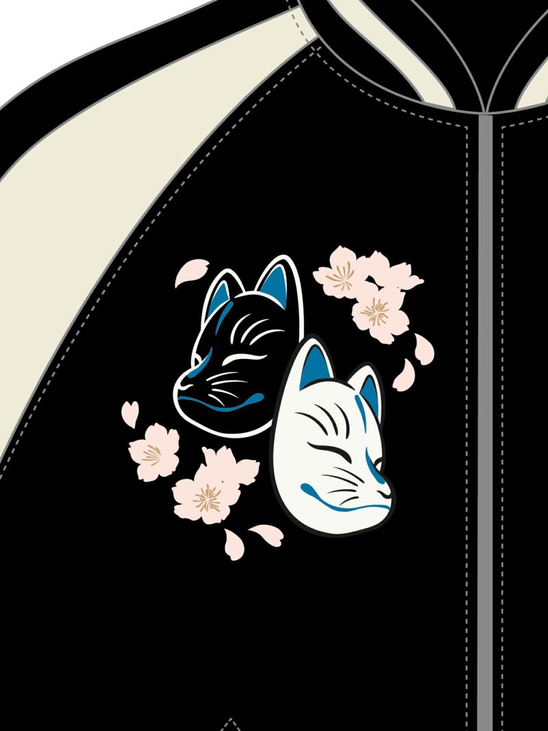 【BETTY BOOP】“九尾ベティ”総刺リバーシブルスカジャン