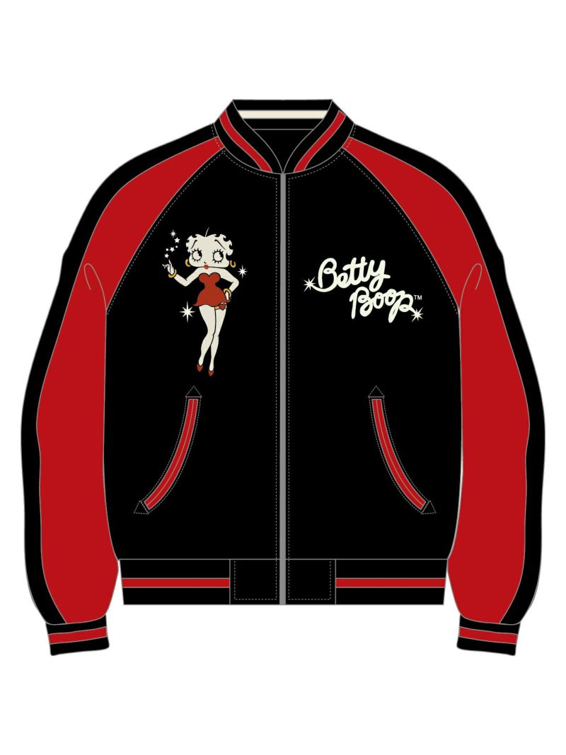 【BETTY BOOP】“九尾ベティ”総刺リバーシブルスカジャン
