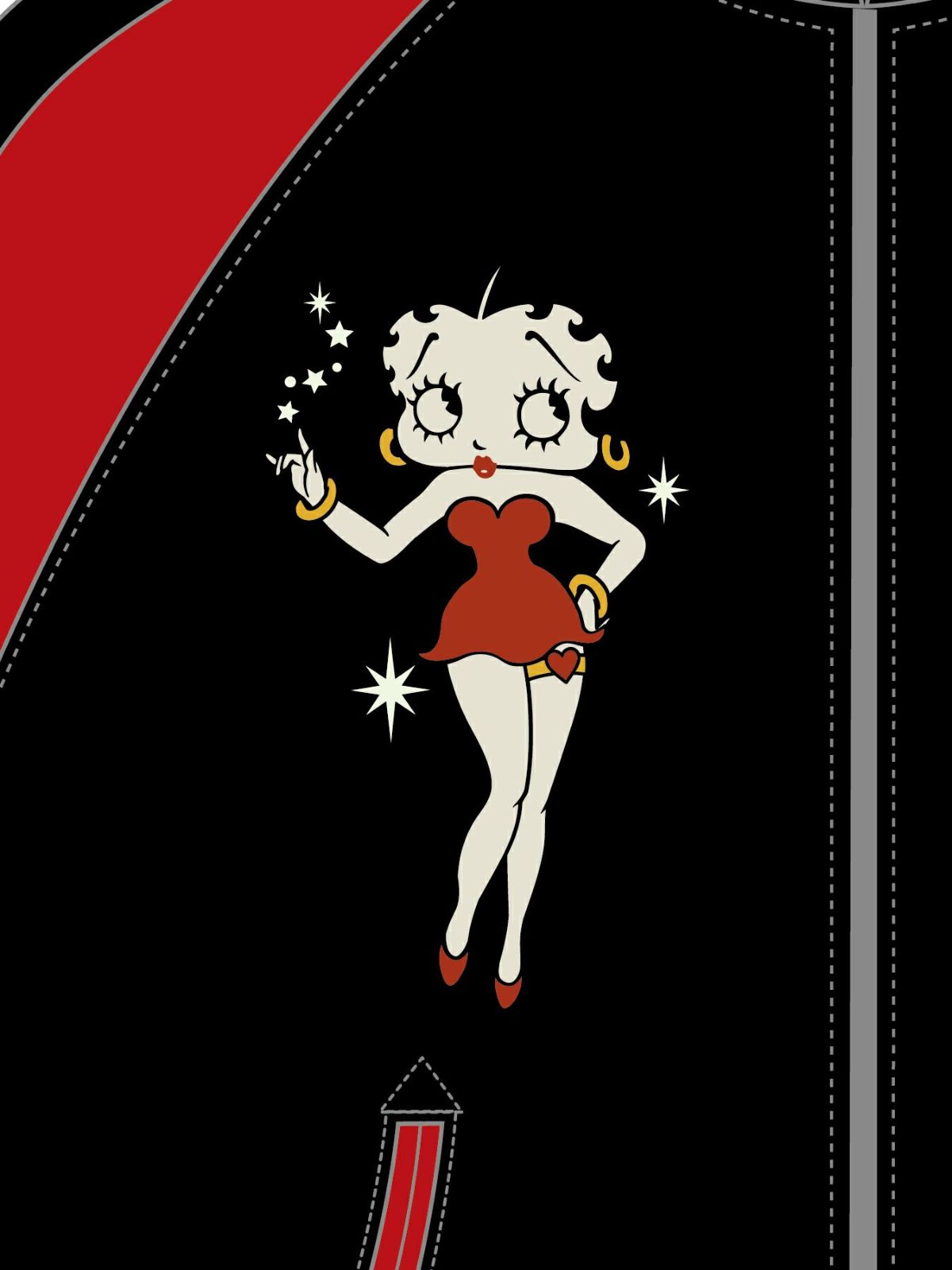 【BETTY BOOP】“九尾ベティ”総刺リバーシブルスカジャン