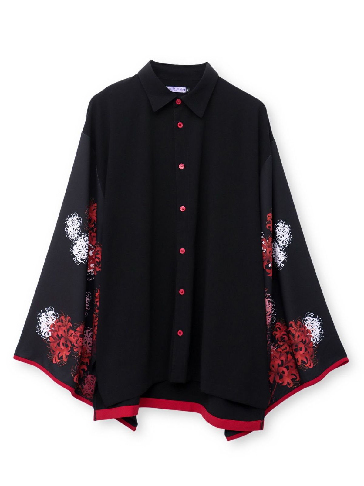 【雅結 -EN-】“彼岸花”昇華転写振袖シャツ