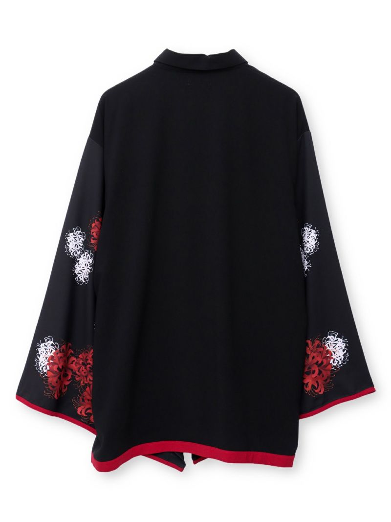 【雅結 -EN-】“彼岸花”昇華転写振袖シャツ
