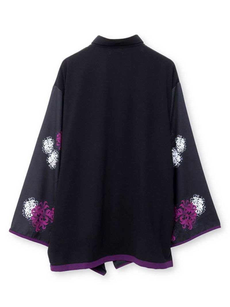 【雅結 -EN-】“彼岸花”昇華転写振袖シャツ
