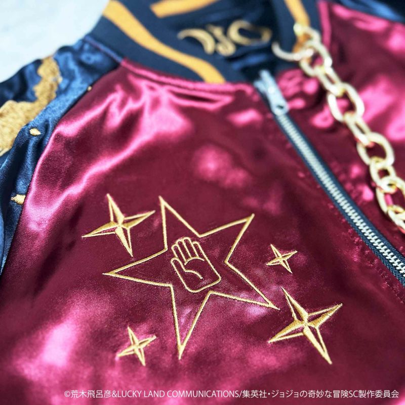 【絡繰魂・粋×ジョジョの奇妙な冒険】空条承太郎 リバーシブルスカジャン