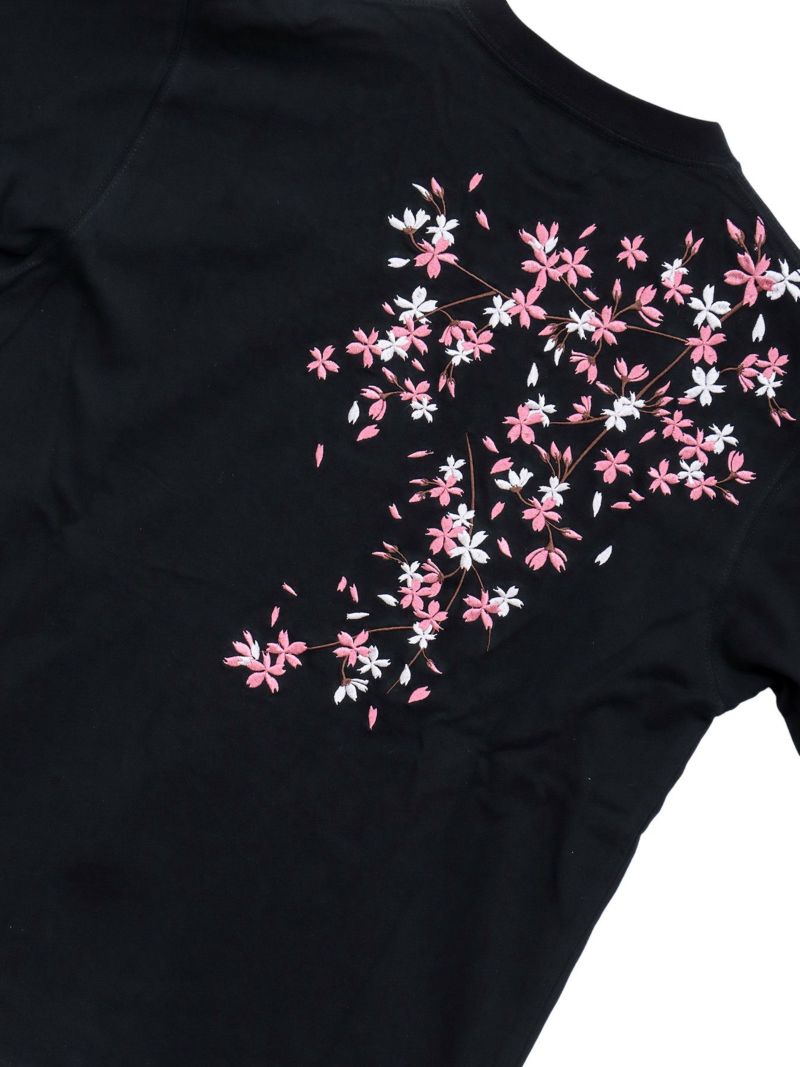 【絡繰魂】“桜吹雪”刺入りロンT