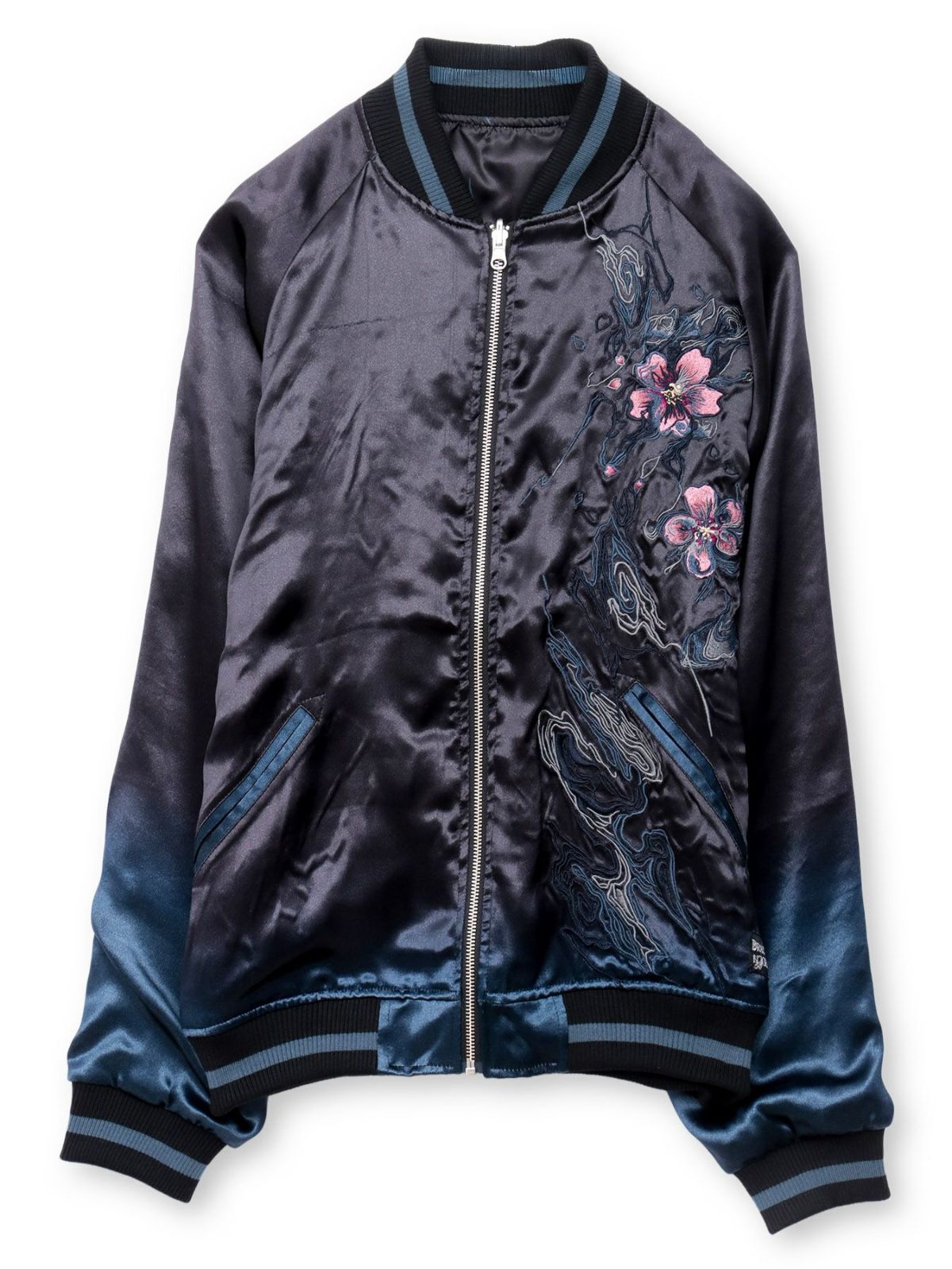 【DRASTIC GARDEN】“煙ノ桜”刺繍入りリバーシブルスカジャン