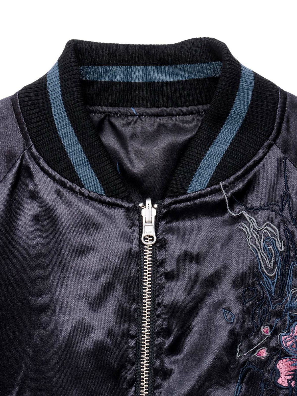 【DRASTIC GARDEN】“煙ノ桜”刺繍入りリバーシブルスカジャン