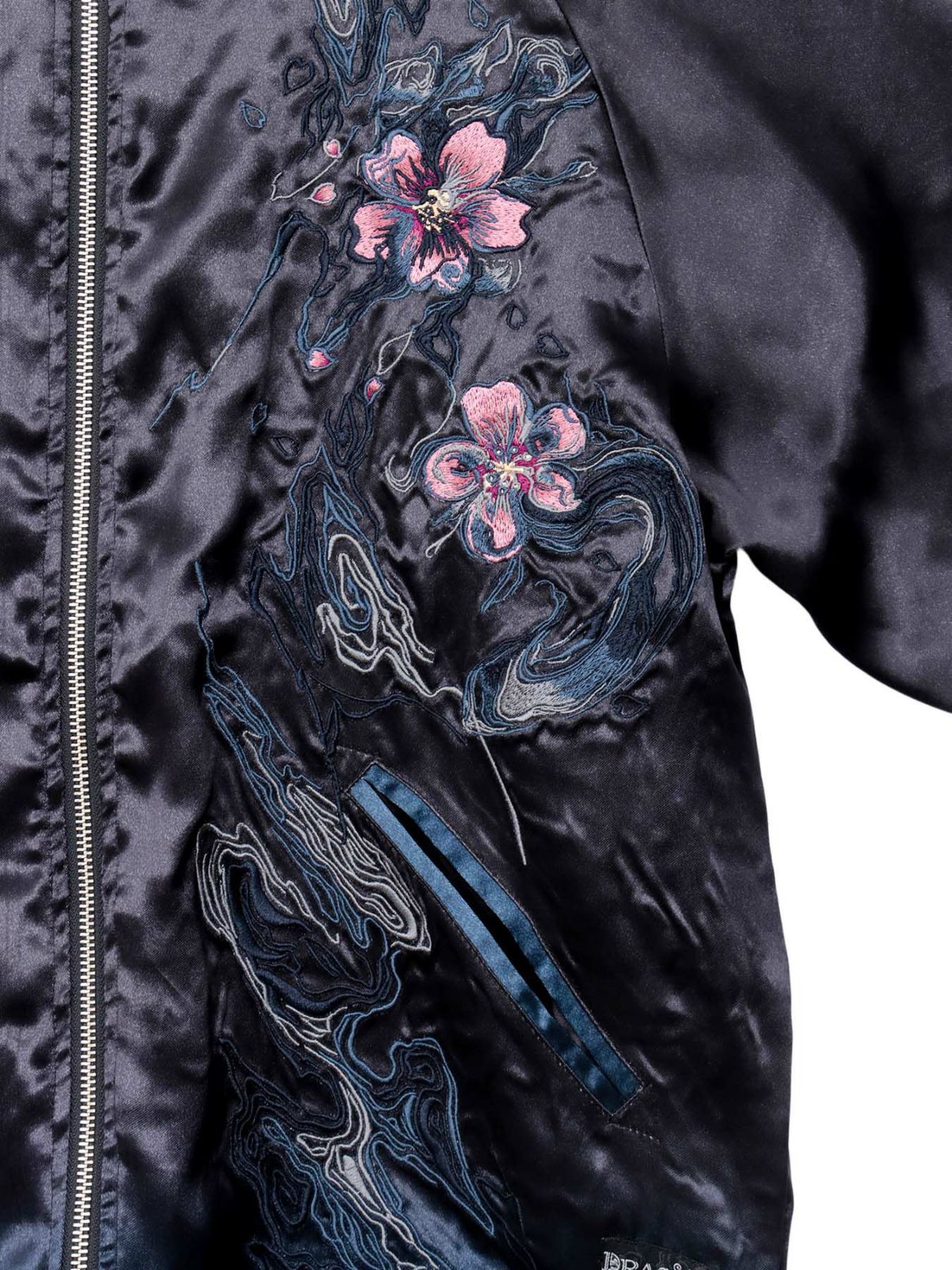 【DRASTIC GARDEN】“煙ノ桜”刺繍入りリバーシブルスカジャン