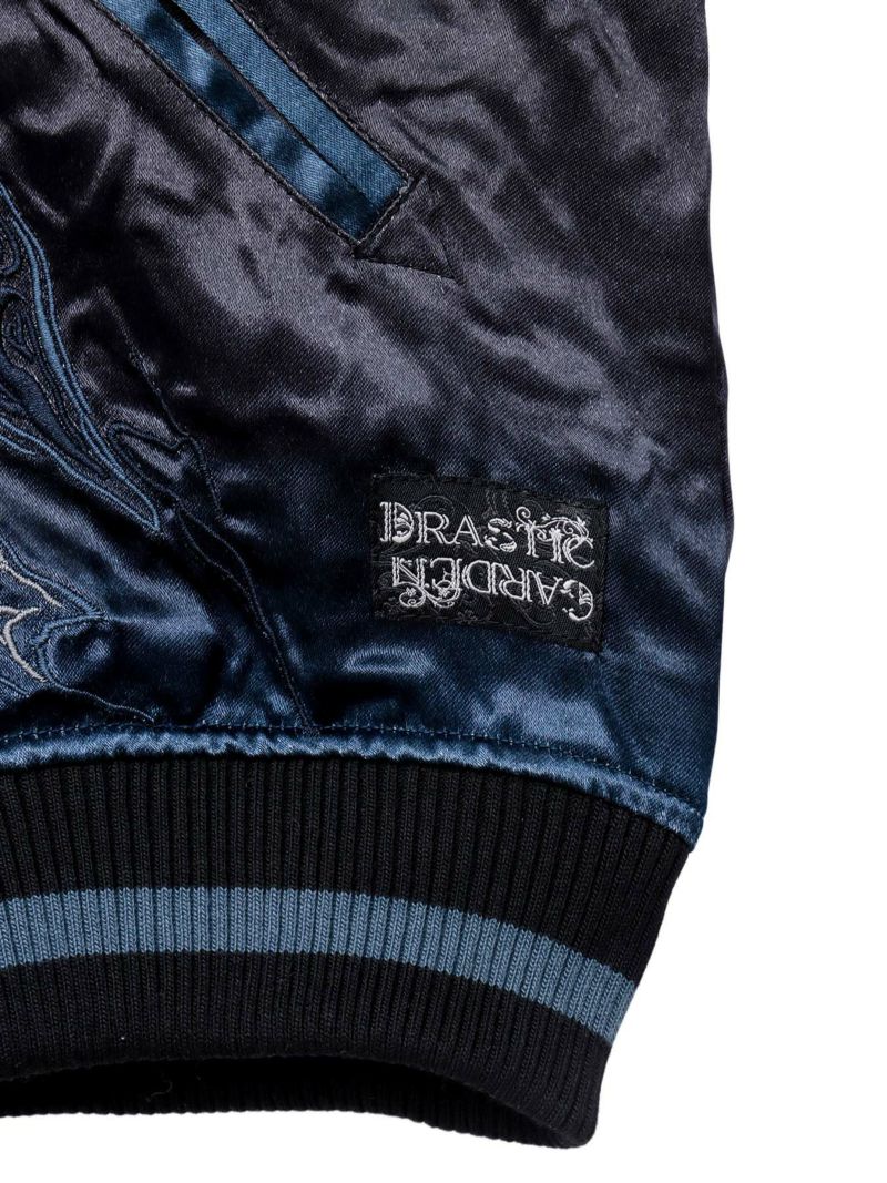 【DRASTIC GARDEN】“煙ノ桜”刺繍入りリバーシブルスカジャン