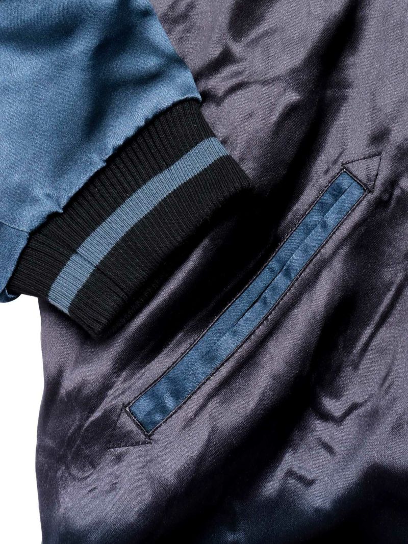 【DRASTIC GARDEN】“煙ノ桜”刺繍入りリバーシブルスカジャン