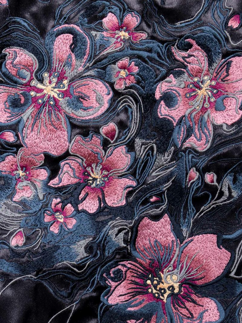 【DRASTIC GARDEN】“煙ノ桜”刺繍入りリバーシブルスカジャン