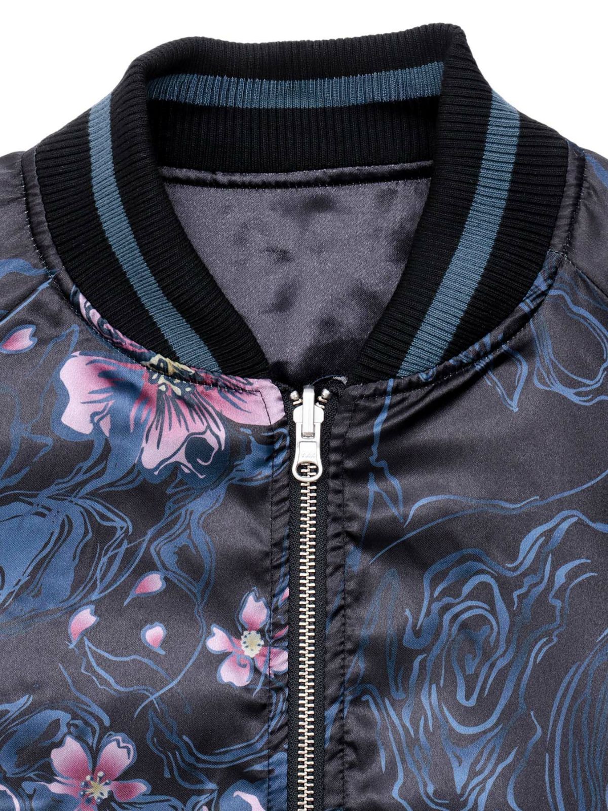 【DRASTIC GARDEN】“煙ノ桜”刺繍入りリバーシブルスカジャン