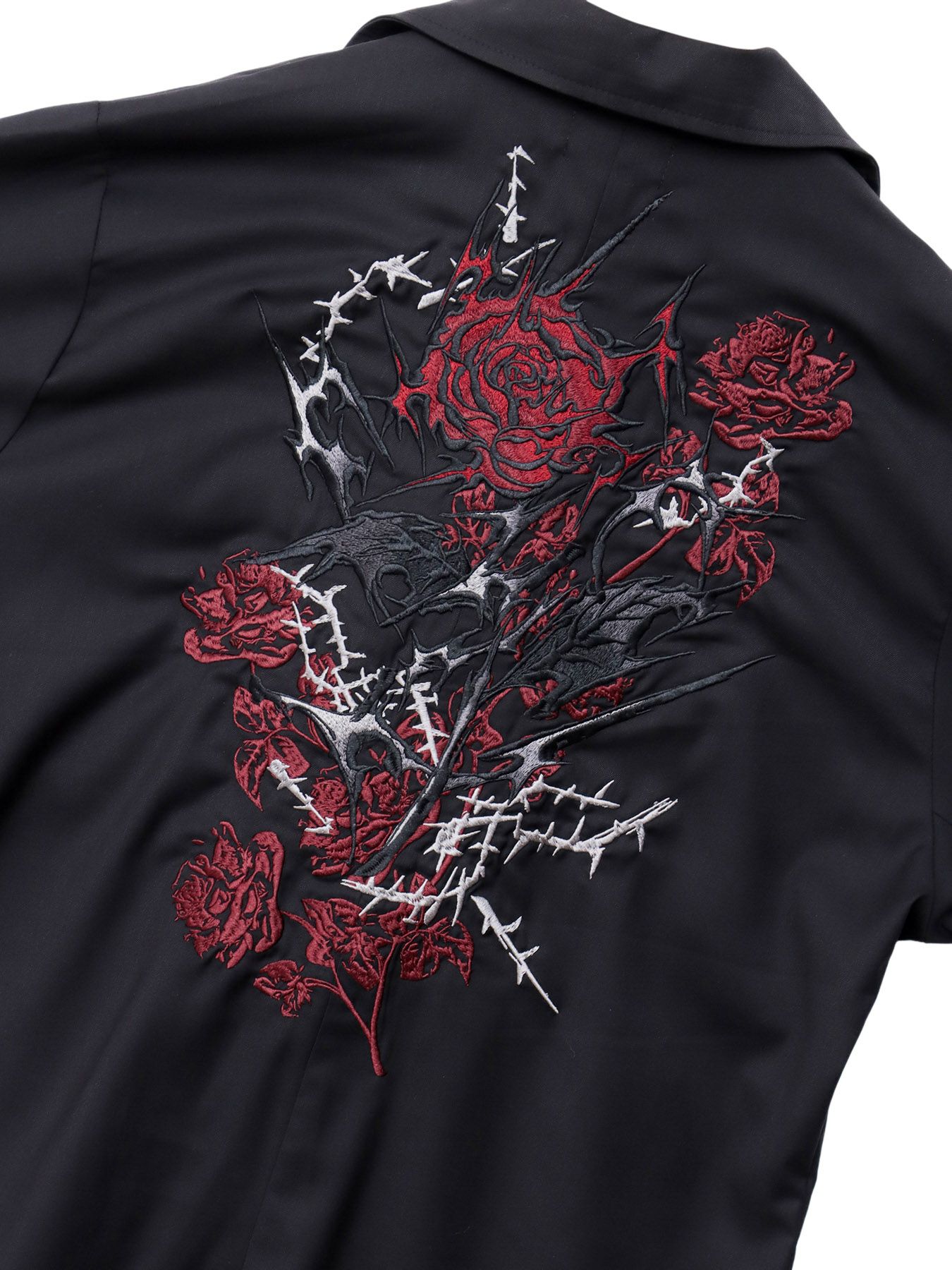 【DRASTIC GARDEN】“稲妻ノ薔薇”総刺繍BIGテーラードジャケット