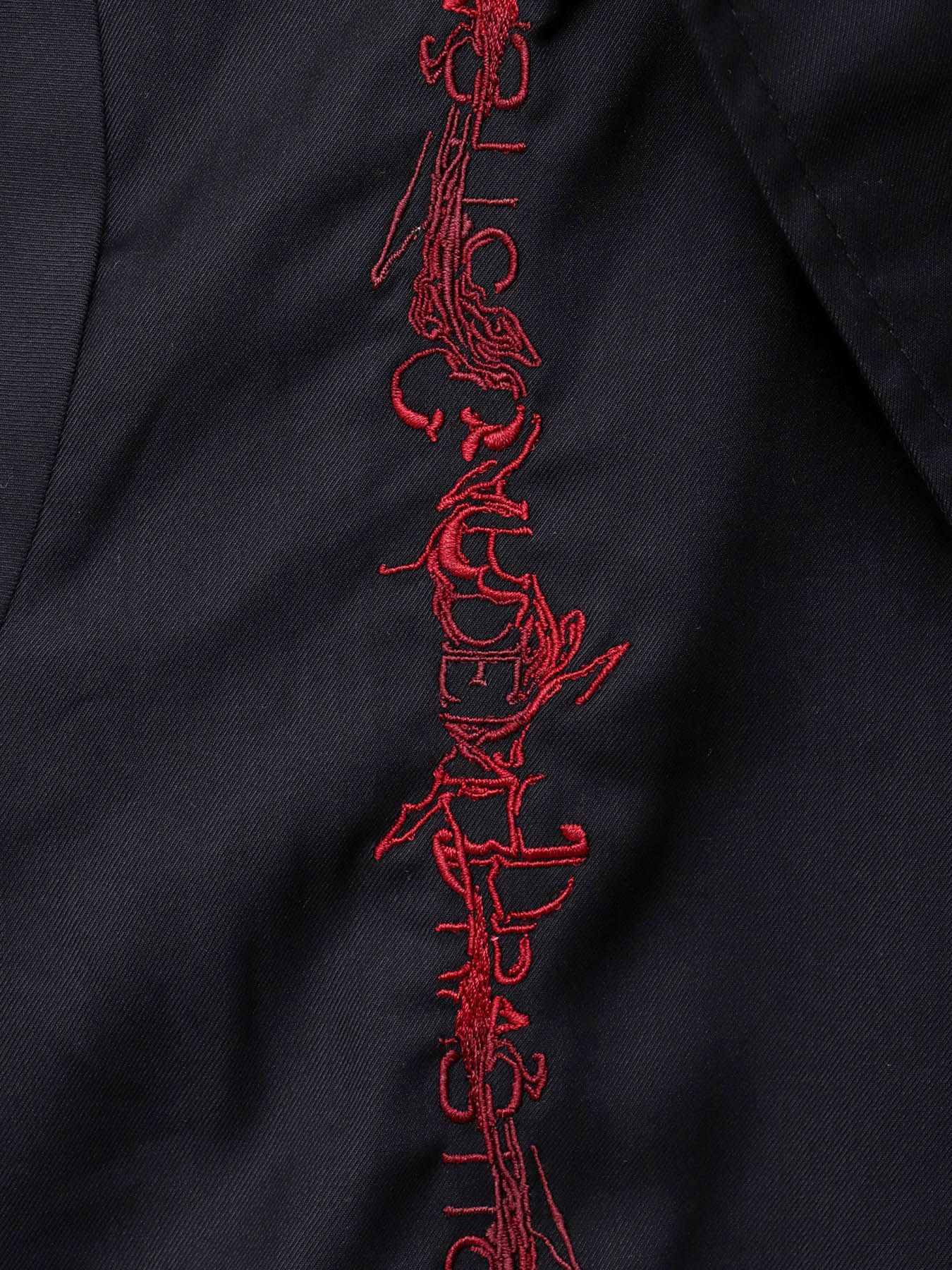 【DRASTIC GARDEN】“稲妻ノ薔薇”総刺繍BIGテーラードジャケット