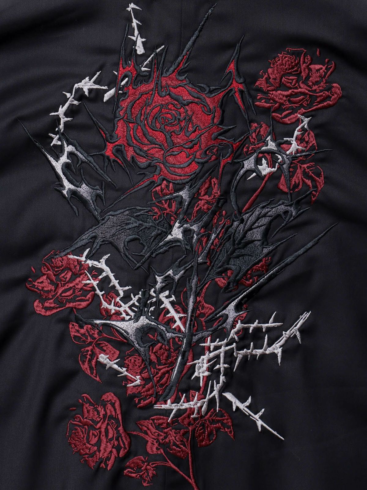 【DRASTIC GARDEN】“稲妻ノ薔薇”総刺繍BIGテーラードジャケット