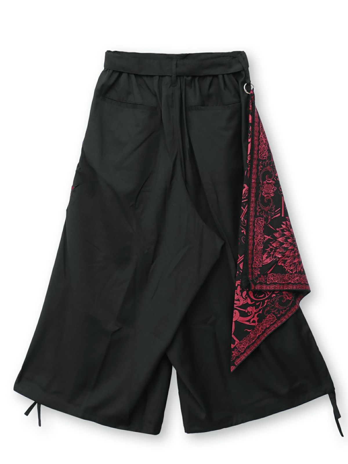 【DRASTIC GARDEN】“稲妻ノ薔薇”総刺繍ワイドパンツ