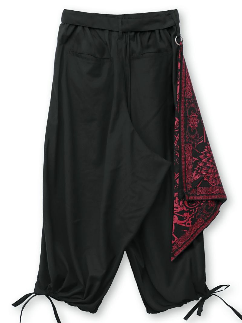 【DRASTIC GARDEN】“稲妻ノ薔薇”総刺繍ワイドパンツ