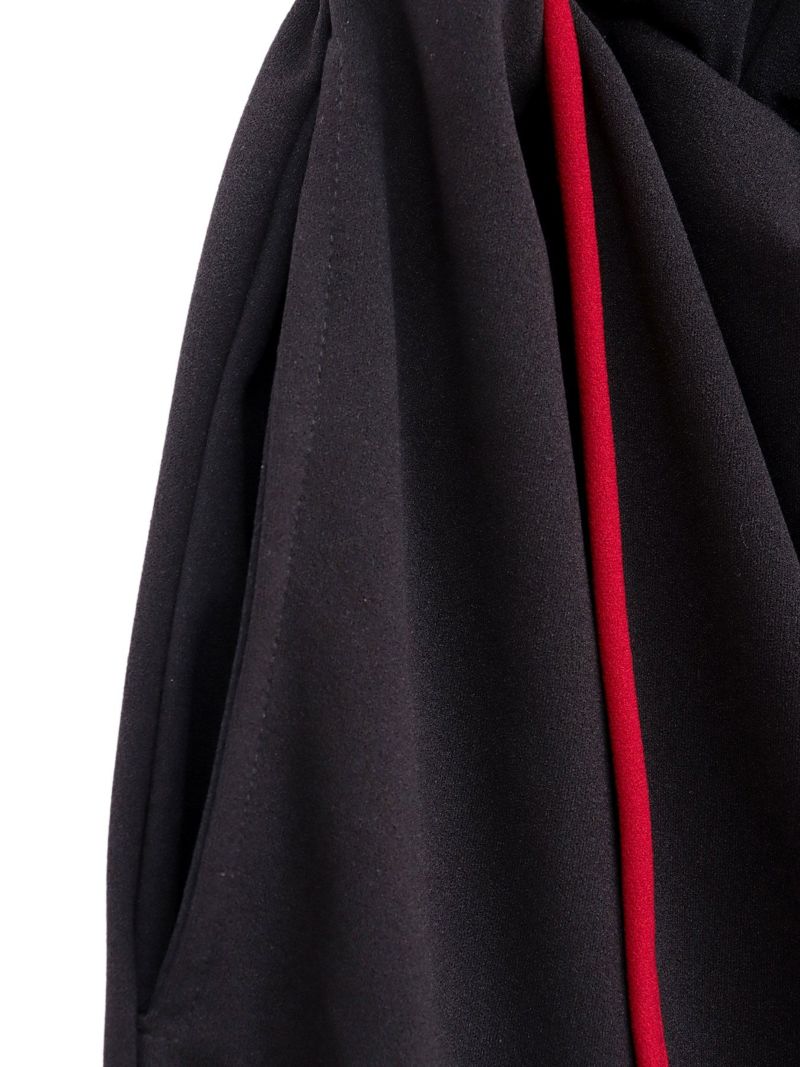 【雅結 -EN-】“九尾”刺繍入り変形ワイドパンツ