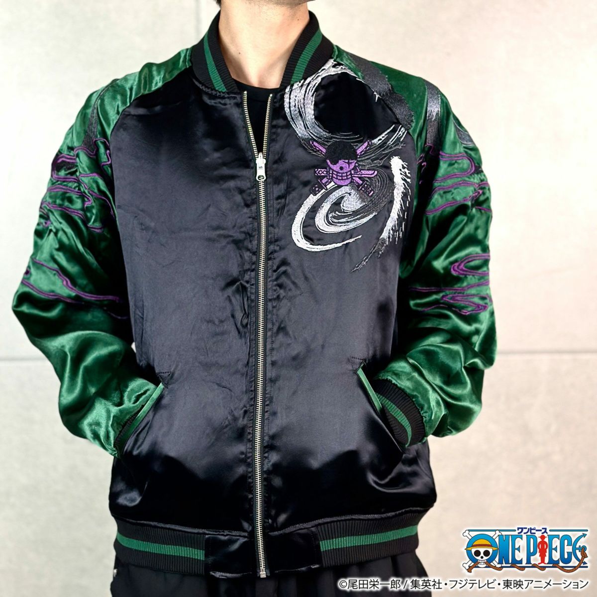 【絡繰魂・粋×ONE PIECE】“ゾロ”海賊狩りのリバーシブルスカジャン