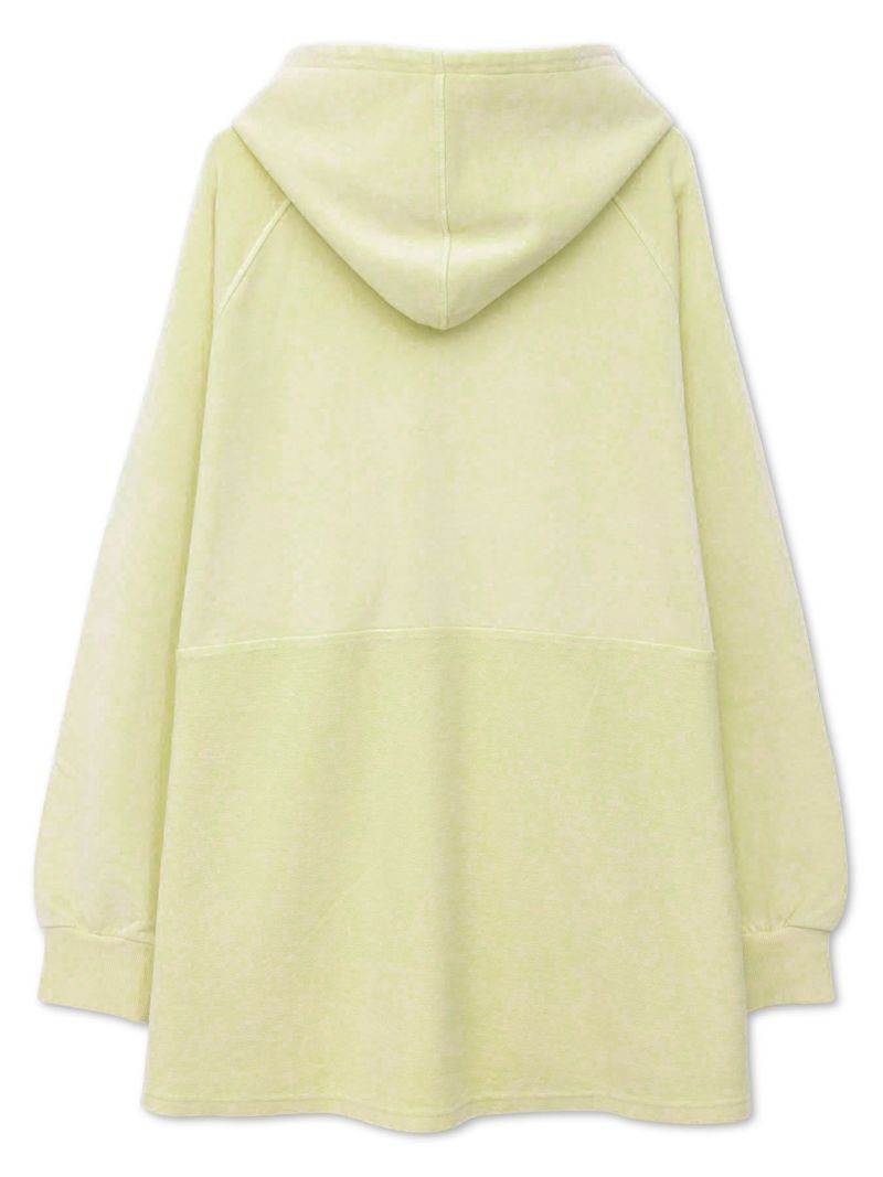 【雅結】猫の窓 刺繍入りZIPパーカー