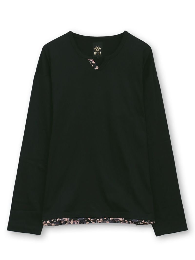 【雅結】和生地切替シャツアンサブル