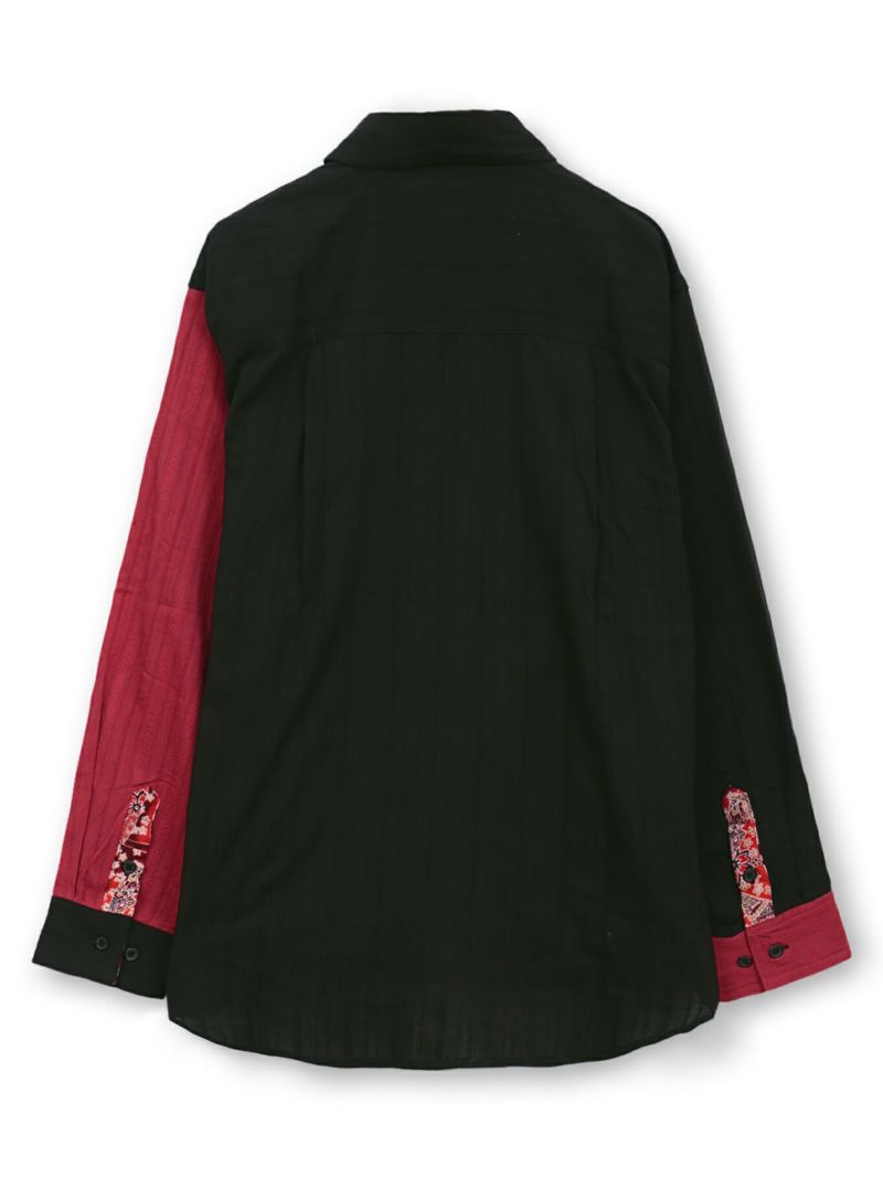 【雅結】和生地切替シャツアンサブル