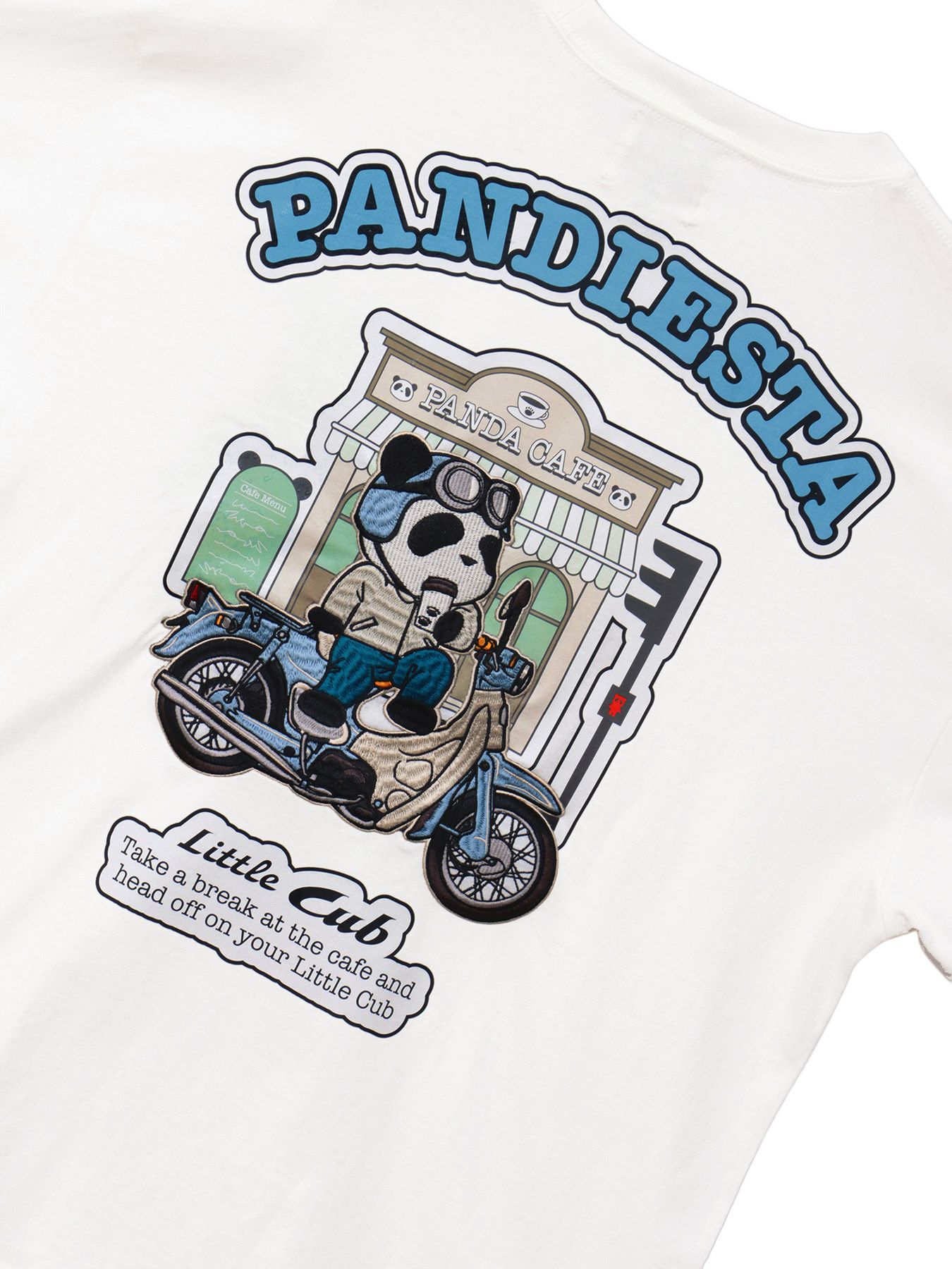 【HONDA×PANDIESTA JAPAN】“LITTLE CUB”刺繍入りロンT
