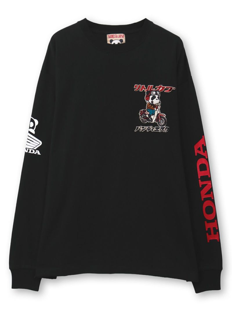 【HONDA×PANDIESTA JAPAN】“LITTLE CUB”刺繍入りロンT