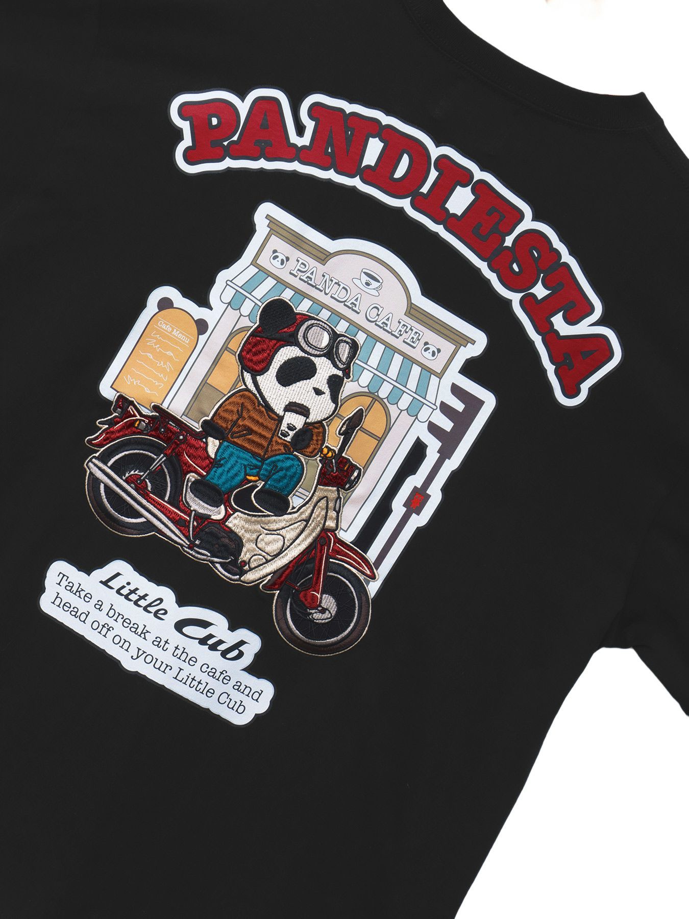 【HONDA×PANDIESTA JAPAN】“LITTLE CUB”刺繍入りロンT