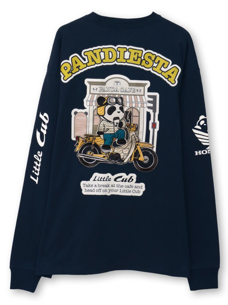 【HONDA×PANDIESTA JAPAN】“LITTLE CUB”刺繍入りロンT