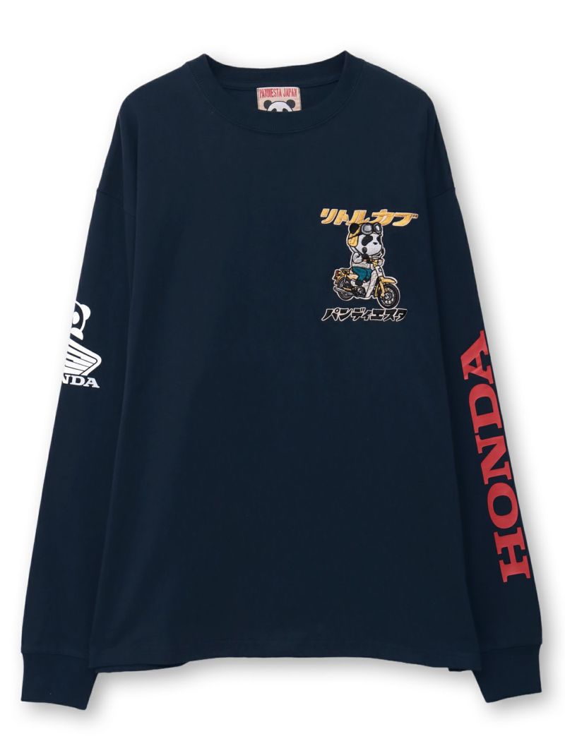 【HONDA×PANDIESTA JAPAN】“LITTLE CUB”刺繍入りロンT