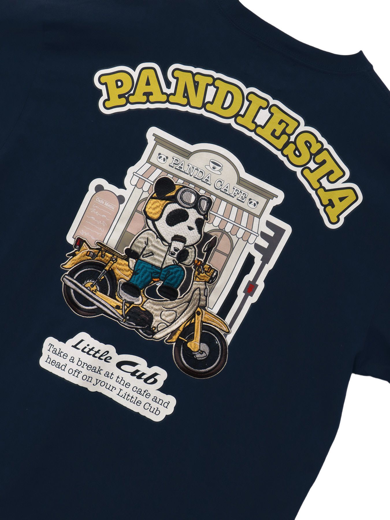 【HONDA×PANDIESTA JAPAN】“LITTLE CUB”刺繍入りロンT