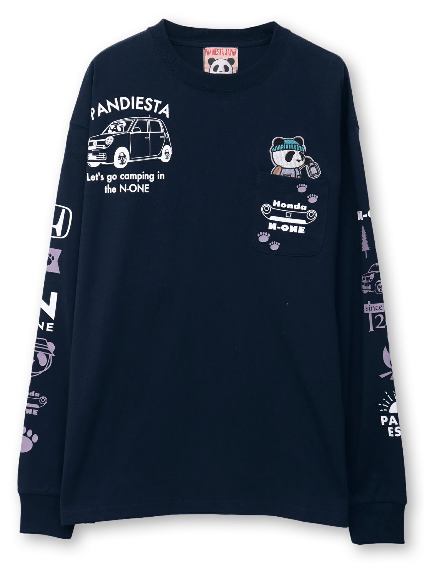 【HONDA×PANDIESTA JAPAN】“N-ONE CAMP”刺繍入りロンT