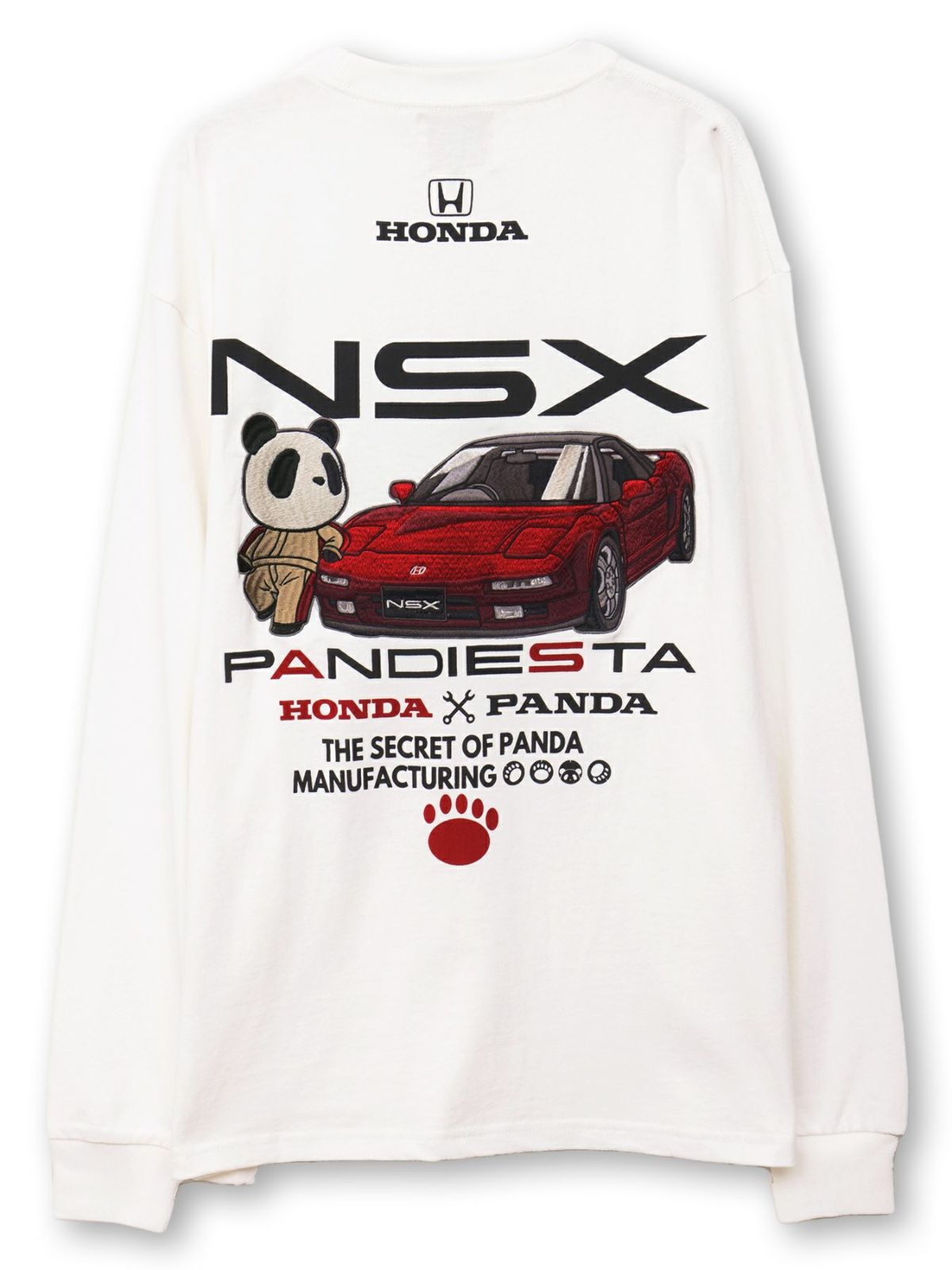【HONDA×PANDIESTA JAPAN】“NSX オートワークス”刺繍入りロンT