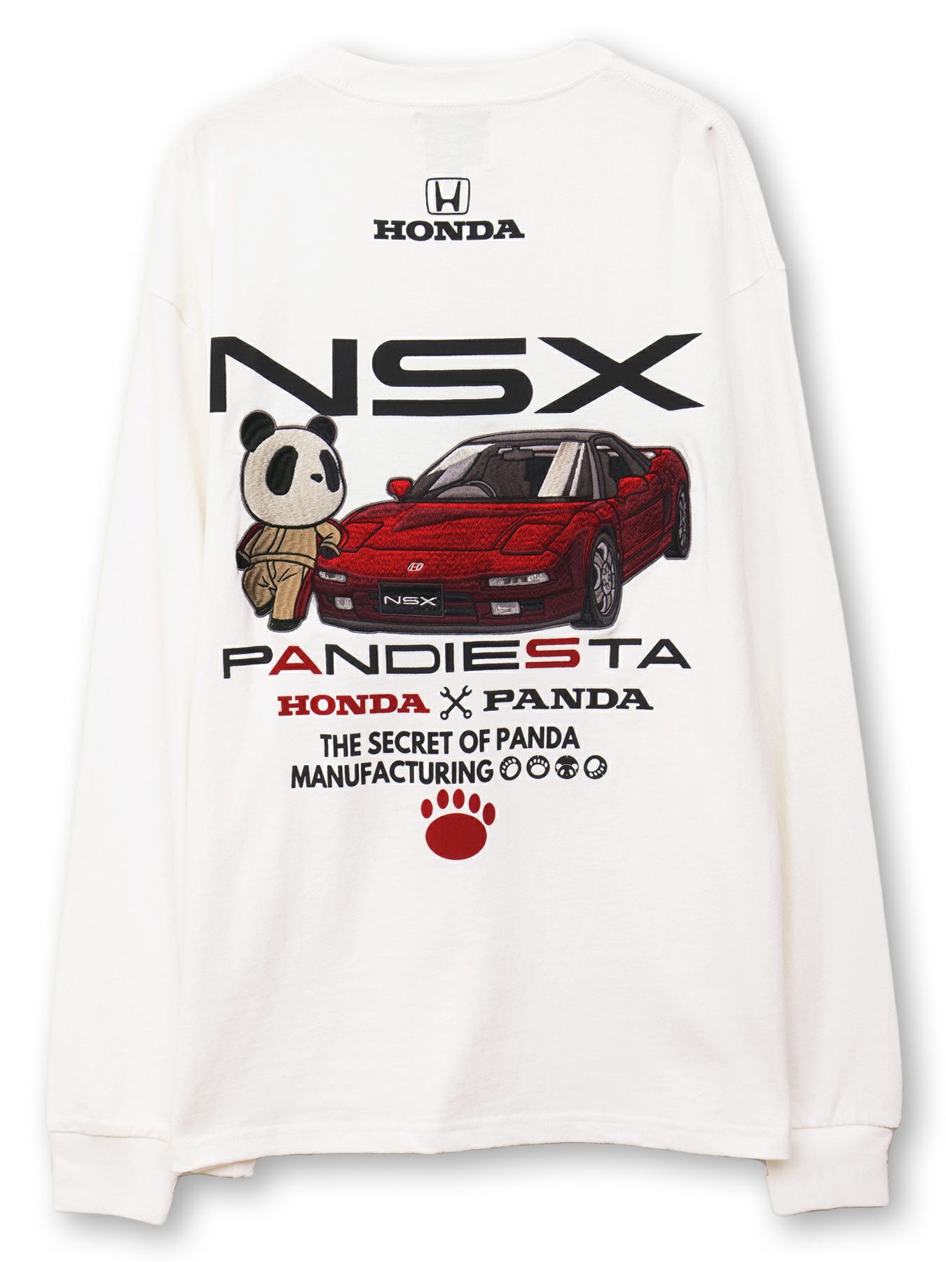 【HONDA×PANDIESTA JAPAN】“NSX オートワークス”刺繍入りロンT