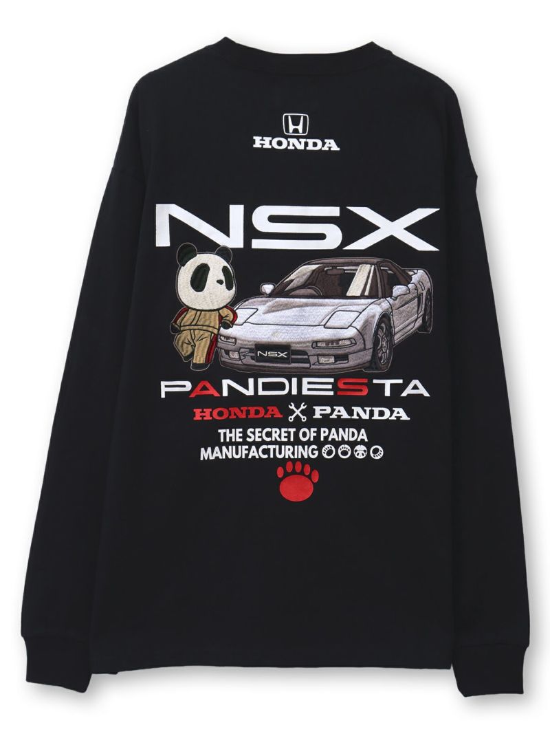 【HONDA×PANDIESTA JAPAN】“NSX オートワークス”刺繍入りロンT