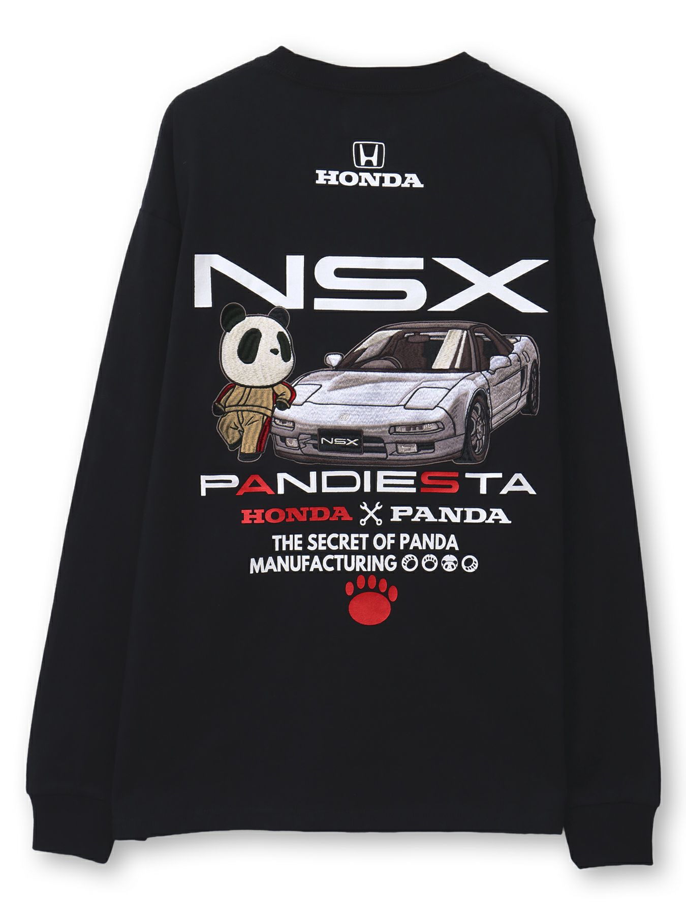 【HONDA×PANDIESTA JAPAN】“NSX オートワークス”刺繍入りロンT